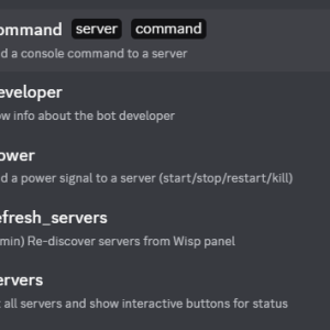 Discord Bot – Control Panel Integration for PSG-Hosting